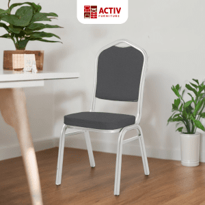 Cozy STC 50 A_Silver - Cream_Kursi Susun_Stacking Chair_Kursi_Ruang Keluarga_Detail Warna_Activ Furniture
