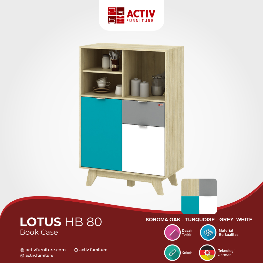 3. Lotus HB 80 – Sonomoa Oak_Turquoise_Grey_White