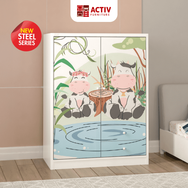 Lemari Pakaian Anak – Forte BL 90 A – Activ Furniture