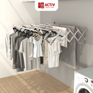 Jemuran Pakaian_Wall Clothline_Jemuran Baju_Jemuran_Activ Furniture_Jemuran Dinding
