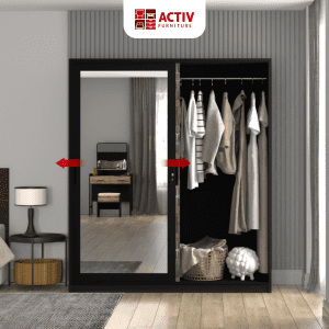 Lemari Pakaian Besi_Forte_Lemari Pakaian_Lemari_Lemari Baju_Kamar Tidur_Activ Furniture