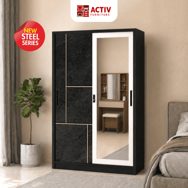 Lemari Pakaian Besi – Dura SL 12AB – Activ Furniture