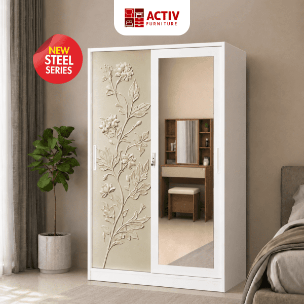 Lemari Pakaian Besi – Dura SL 12AA – Activ Furniture