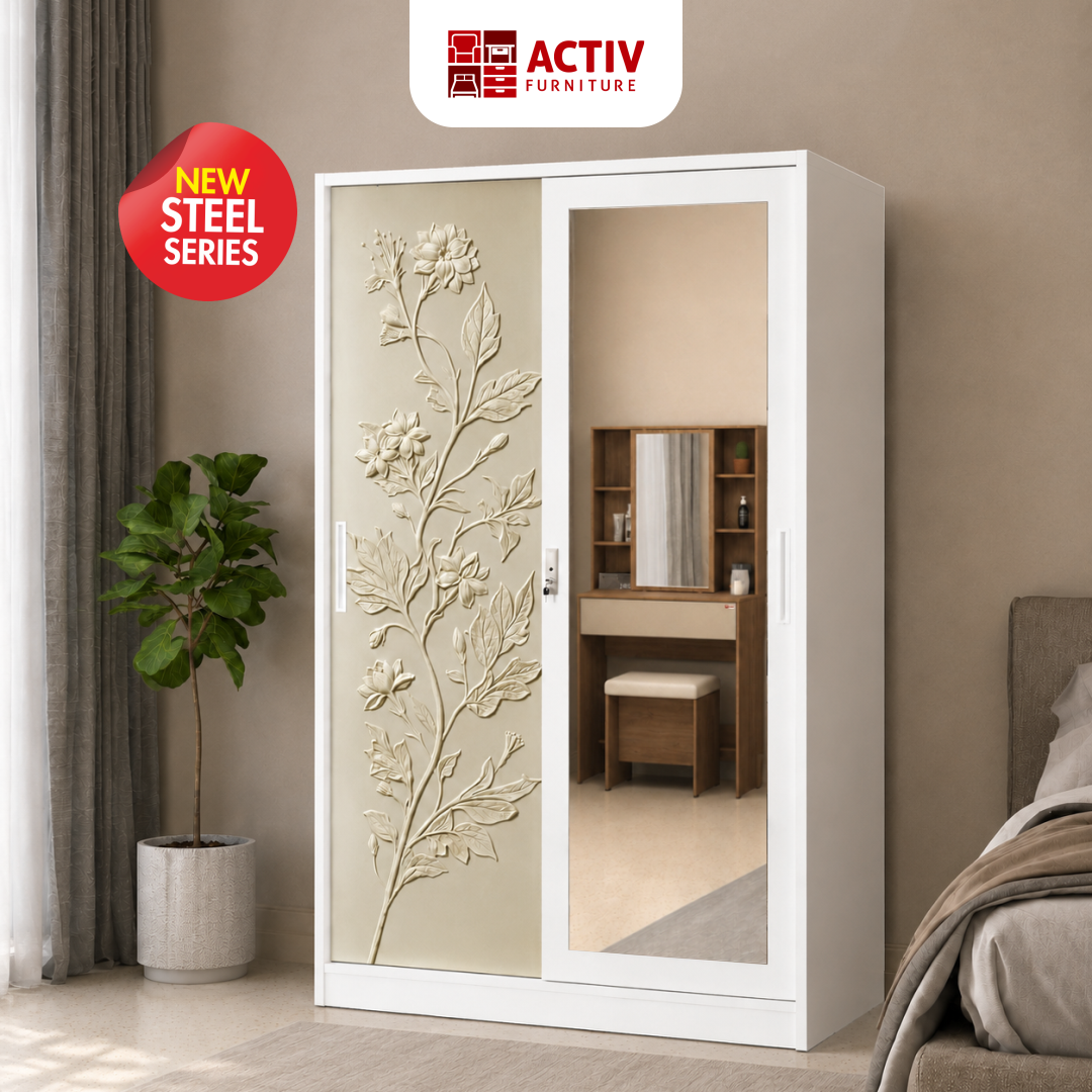 1. NPL Dura SL 12 AA_Lemari Pakaian Besi_Lemari Pakaian_Dura Series_Kamar Tidur_Activ Furniture
