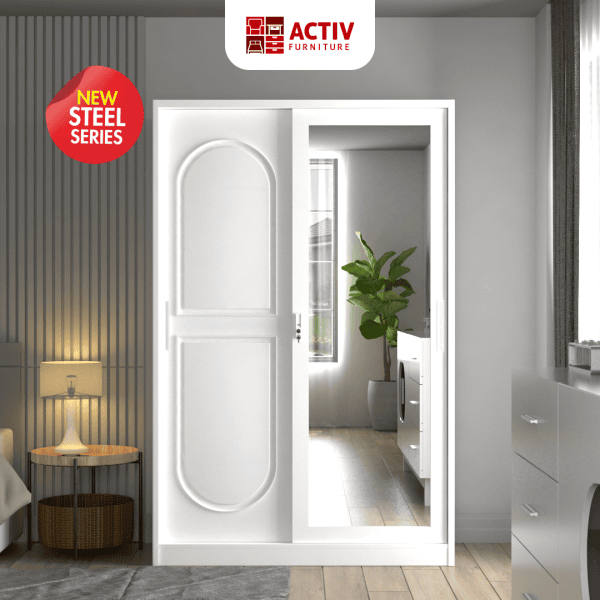 Lemari Pakaian Besi – Dura SL 12EC – Activ Furniture